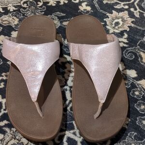 Fitflop Shimmering Pink Sandals